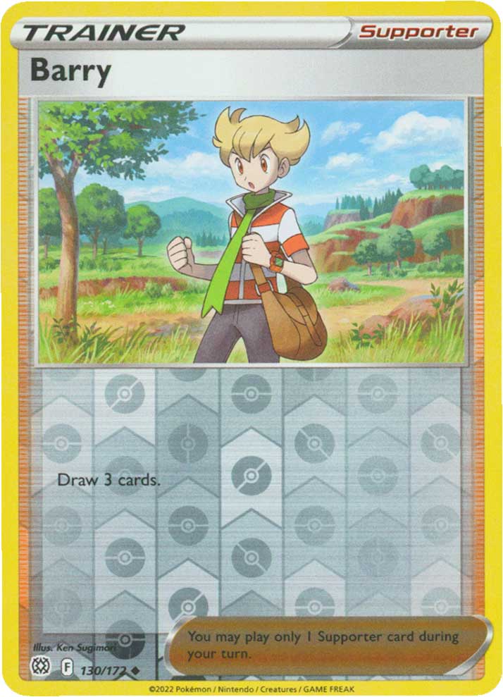 130 / 172 Barry Non comune Reverse foil (EN) -NEAR MINT-