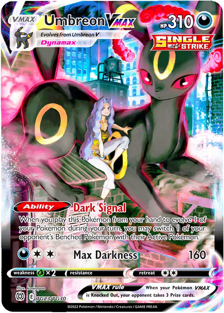 TG23 / TG30 Umbreon VMAX Rara Segreta foil (EN) -NEAR MINT-