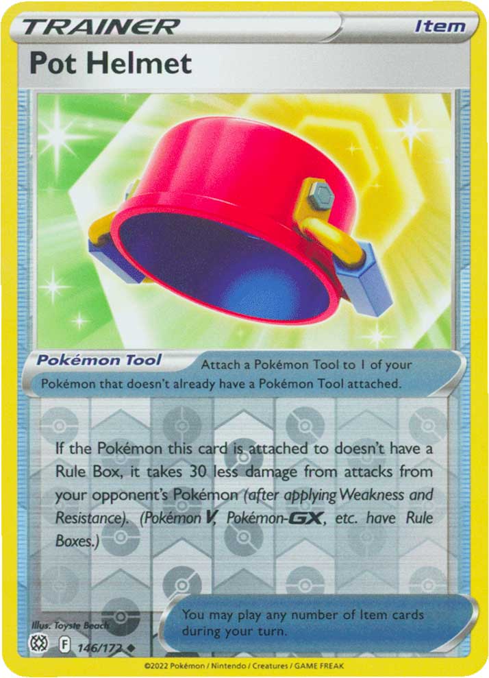 146 / 172 Pot Helmet Non comune Reverse foil (EN) -NEAR MINT-