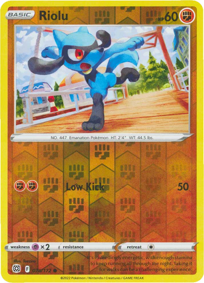 078 / 172 Riolu Comune Reverse foil (EN) -NEAR MINT-