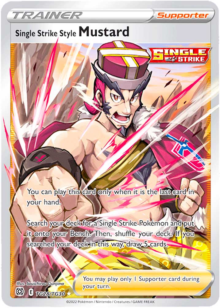 TG28 / TG30 Mustard Single Strike Rara Segreta foil (EN) -NEAR MINT-
