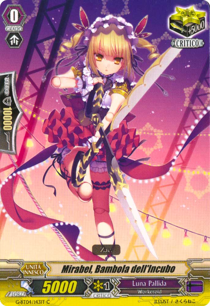 G-BT04-IT143 Mirabel, Bambola dell'Incubo comune normale (IT) -NEAR MINT-