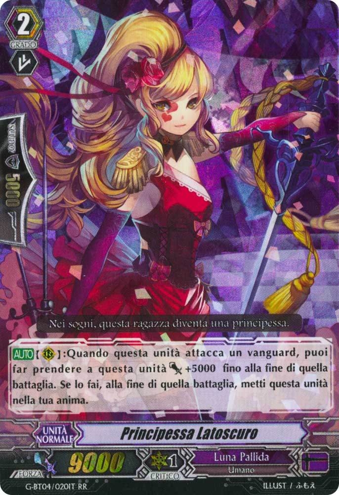 G-BT04-IT020 Principessa Latoscuro doppia rara foil (IT) -NEAR MINT-