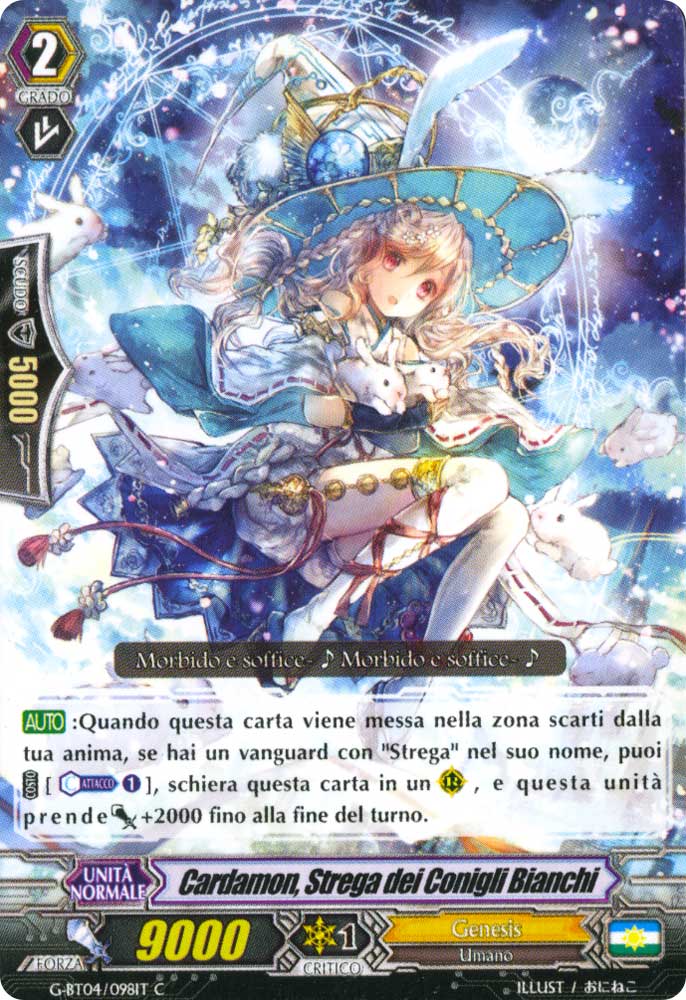 G-BT04-IT098 Cardamon, Strega dei Conigli Bianchi comune normale (IT) -NEAR MINT-