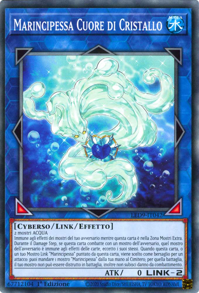 LED9-IT042 Marincipessa Cuore di Cristallo comune 1a Edizione (IT) -NEAR MINT-
