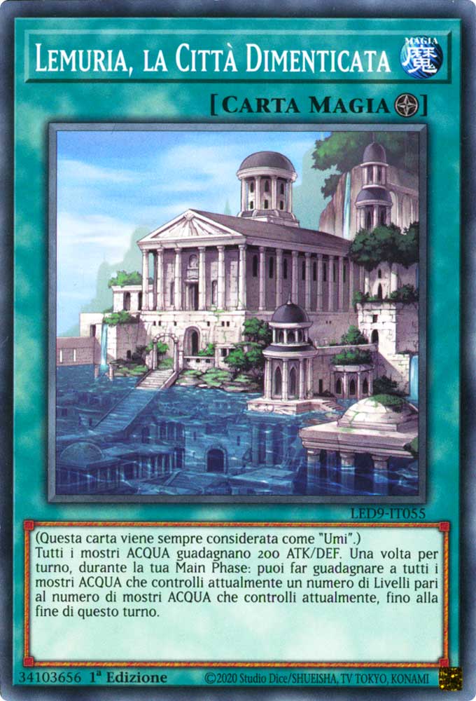 LED9-IT055 Lemuria, la Citta' Dimenticata comune 1a Edizione (IT) -NEAR MINT-