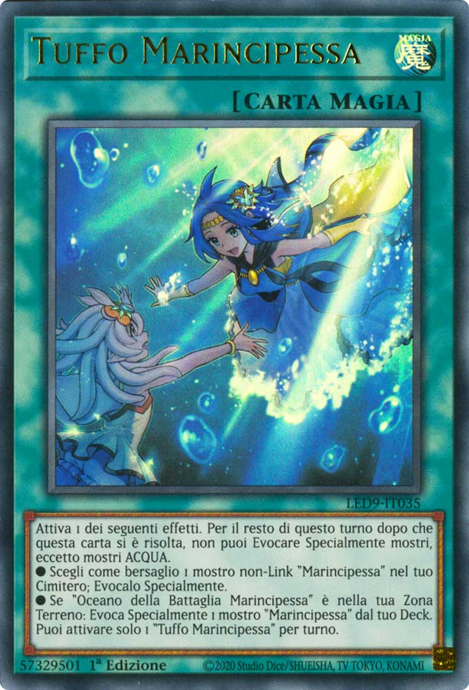 LED9-IT035 Tuffo Marincipessa ultra rara 1a Edizione (IT) -NEAR MINT-