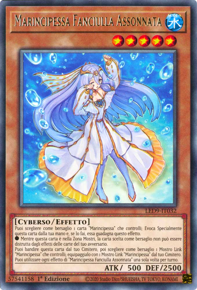 LED9-IT032 Marincipessa Fanciulla Assonnata rara 1a Edizione (IT) -NEAR MINT-