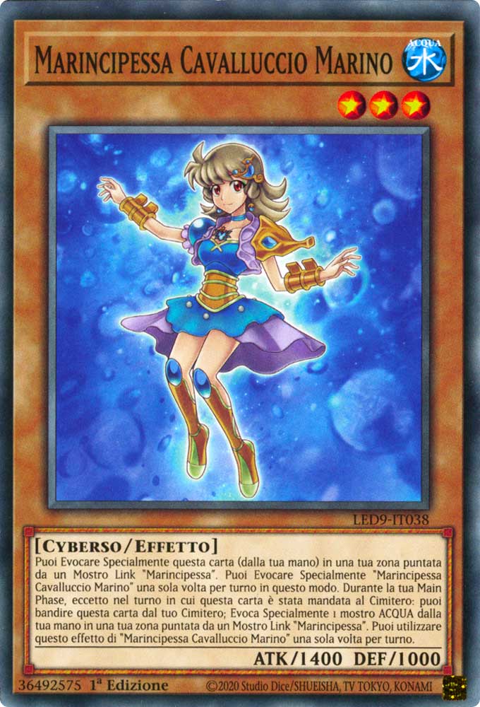 LED9-IT038 Marincipessa Cavalluccio Marino comune 1a Edizione (IT) -NEAR MINT-