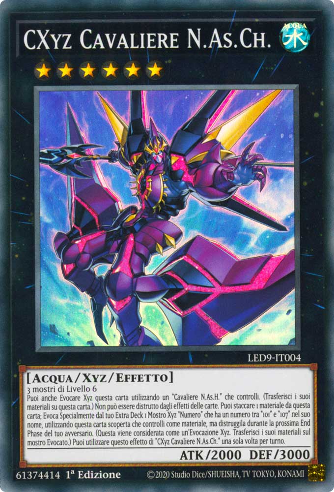LED9-IT004 CXyz Cavaliere N.As.Ch. super rara 1a Edizione (IT) -NEAR MINT-