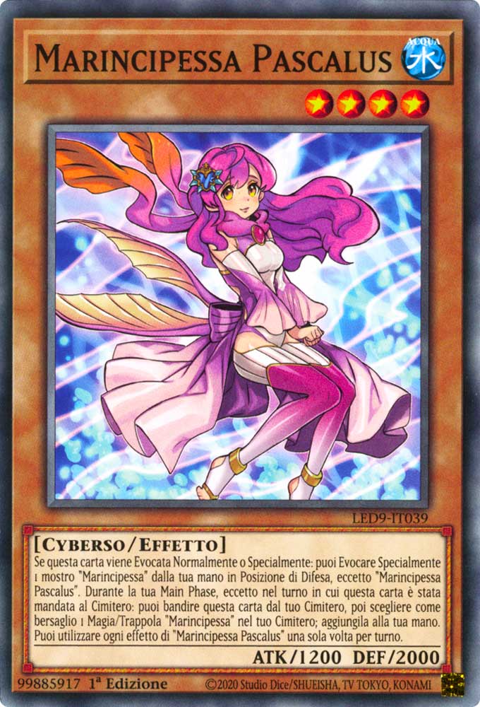 LED9-IT039 Marincipessa Pascalus comune 1a Edizione (IT) -NEAR MINT-