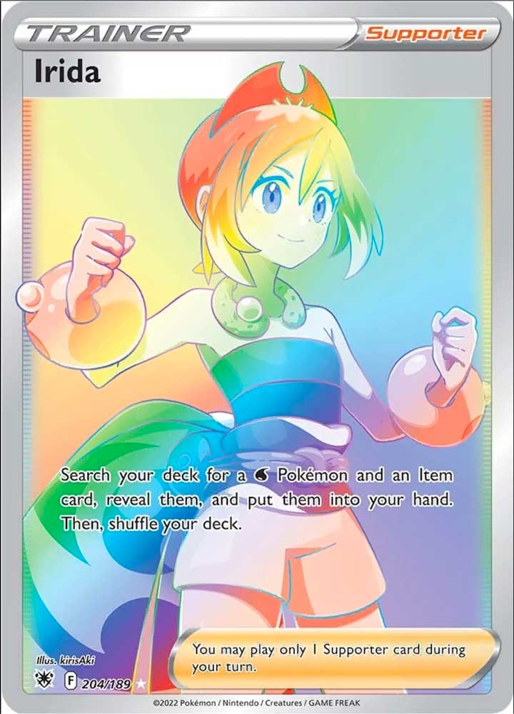 204/189 Irida Rara Segreta Rainbow foil (EN) -NEAR MINT-