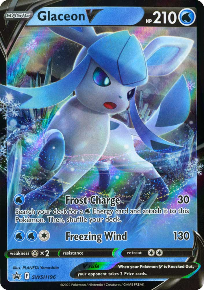 SWSH196 Glaceon V Rara V foil (EN) -NEAR MINT-