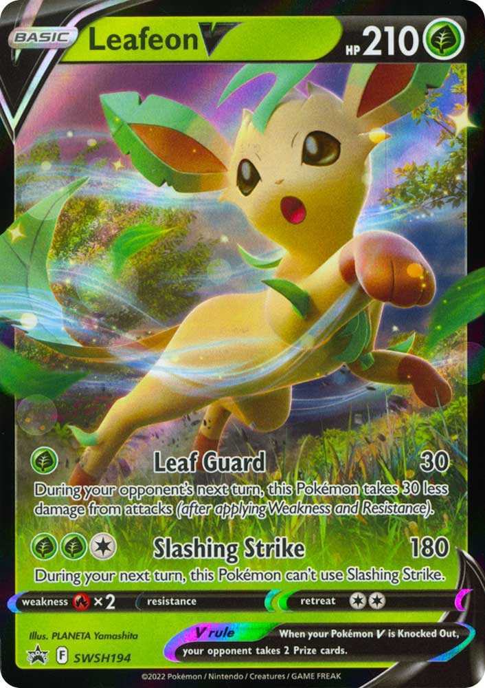 SWSH194 Leafeon V Rara V foil (EN) -NEAR MINT-