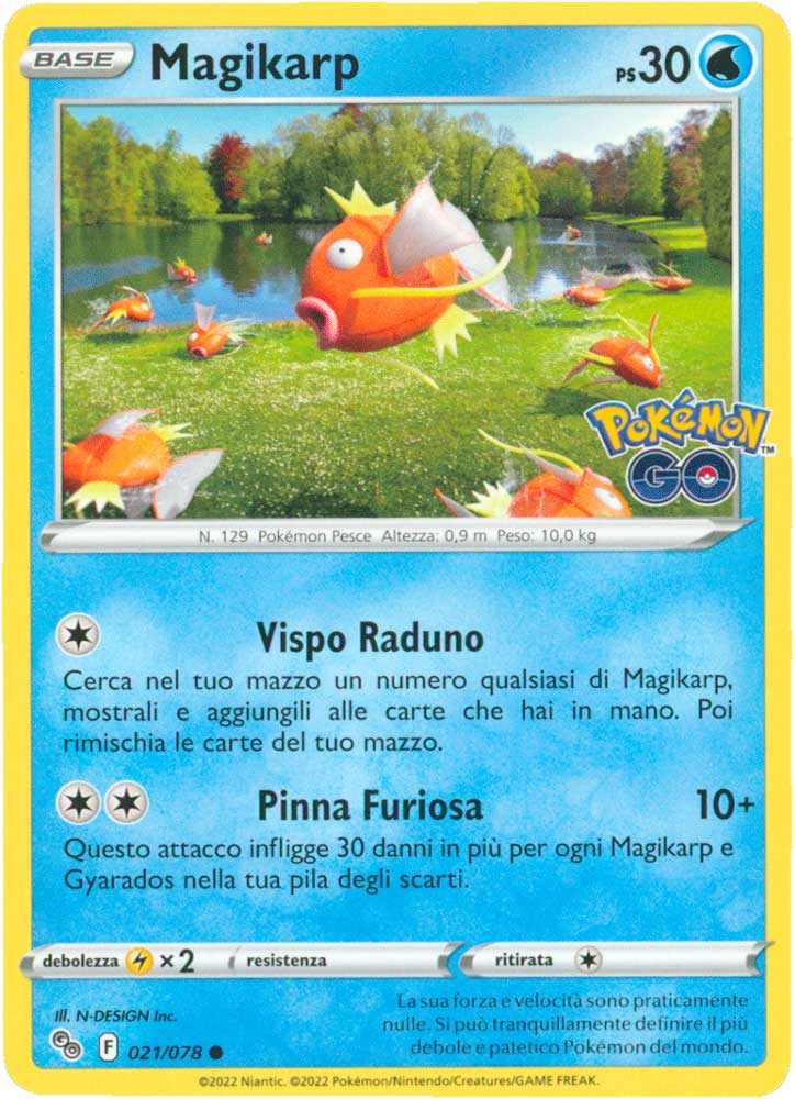 021/078 Magikarp comune normale (IT) -NEAR MINT-