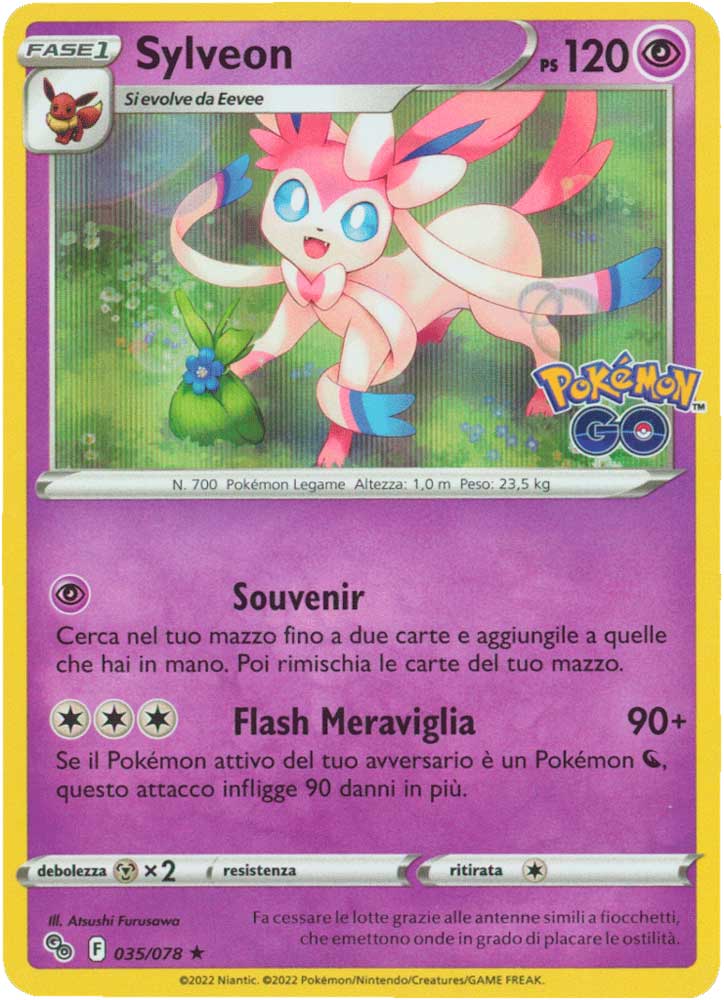 035/078 Sylveon rara foil (IT) -NEAR MINT-