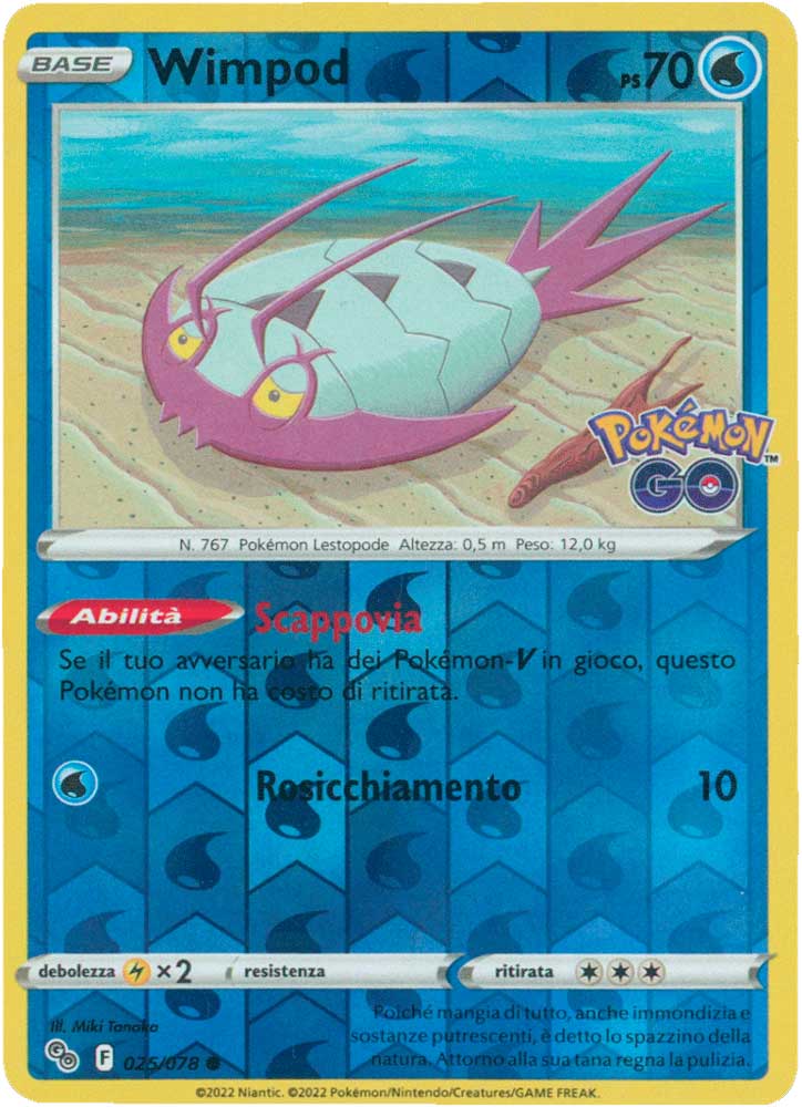 025/078 Wimpod comune foil reverse (IT) -NEAR MINT-