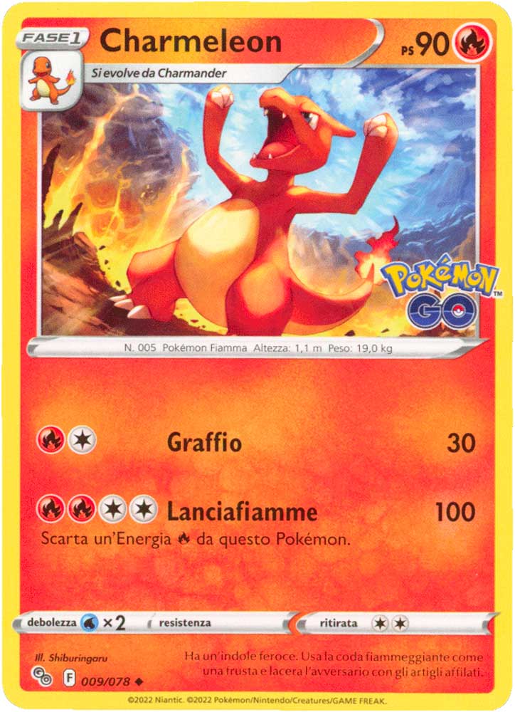009/078 Charmeleon non comune normale (IT) -NEAR MINT-
