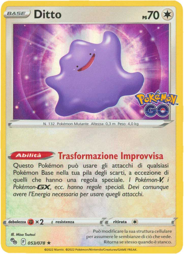 053/078 Ditto rara foil (IT) -NEAR MINT-