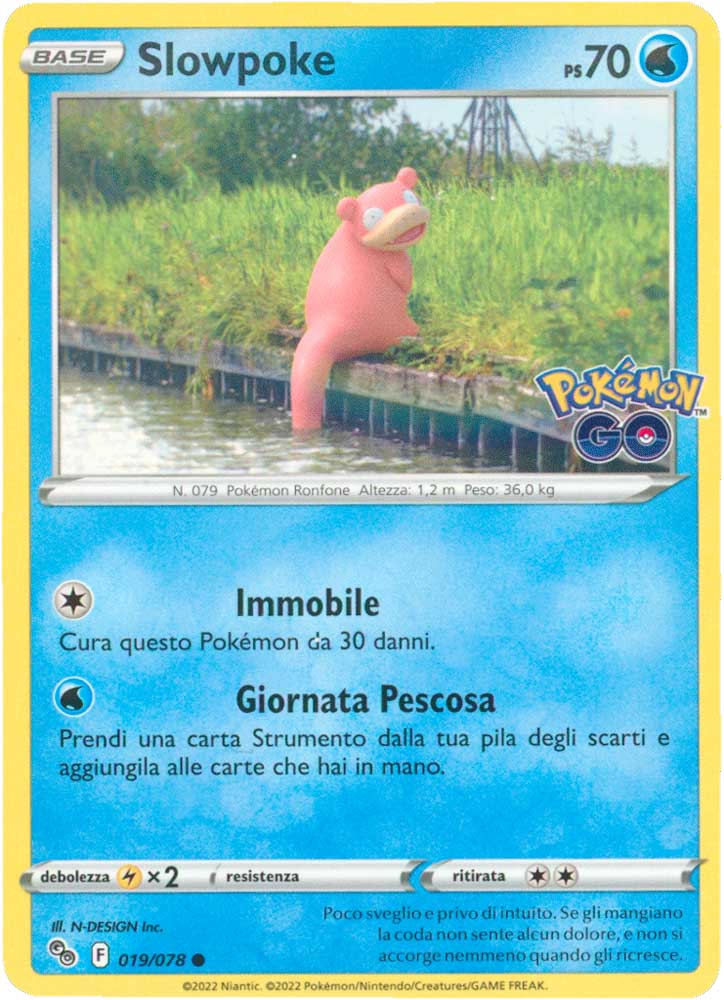019/078 Slowpoke comune normale (IT) -NEAR MINT-