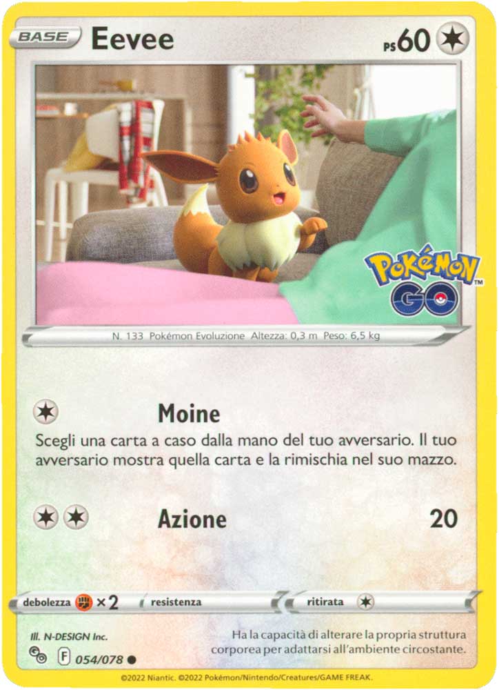 054/078 Eevee comune normale (IT) -NEAR MINT-