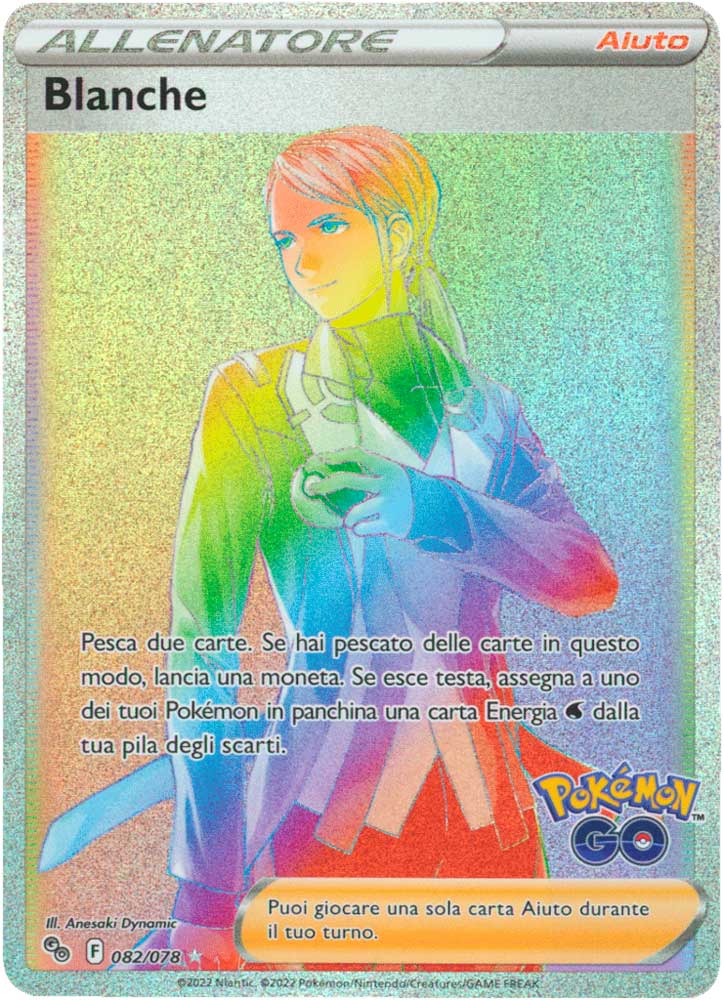 082/078 Blanche Rara Segreta Rainbow full art foil (IT) -NEAR MINT-
