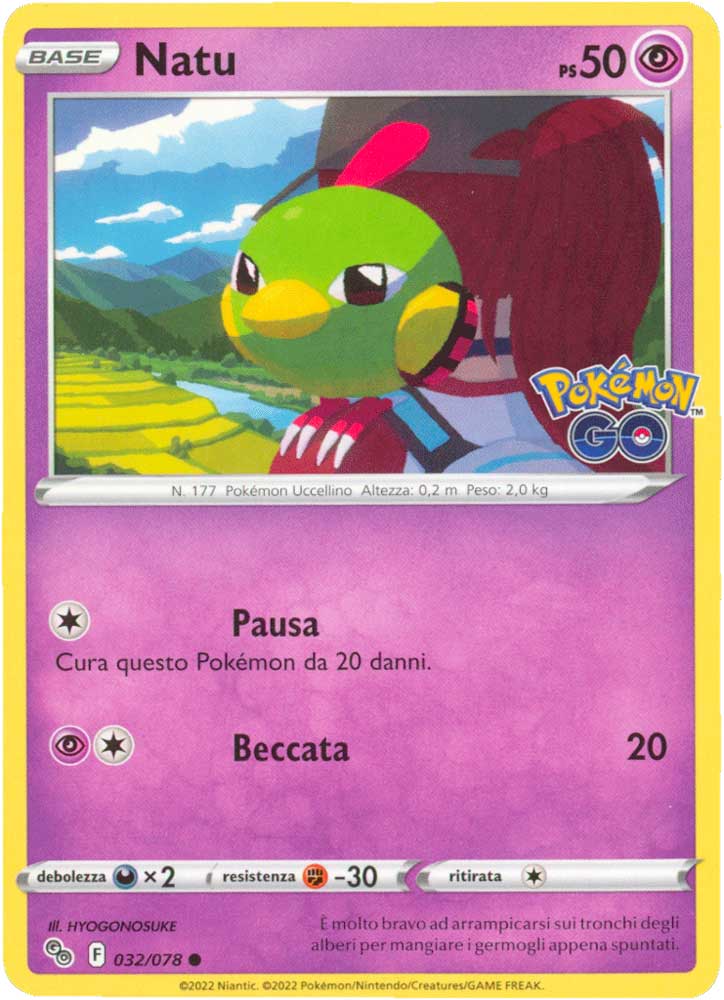 032/078 Natu comune normale (IT) -NEAR MINT-