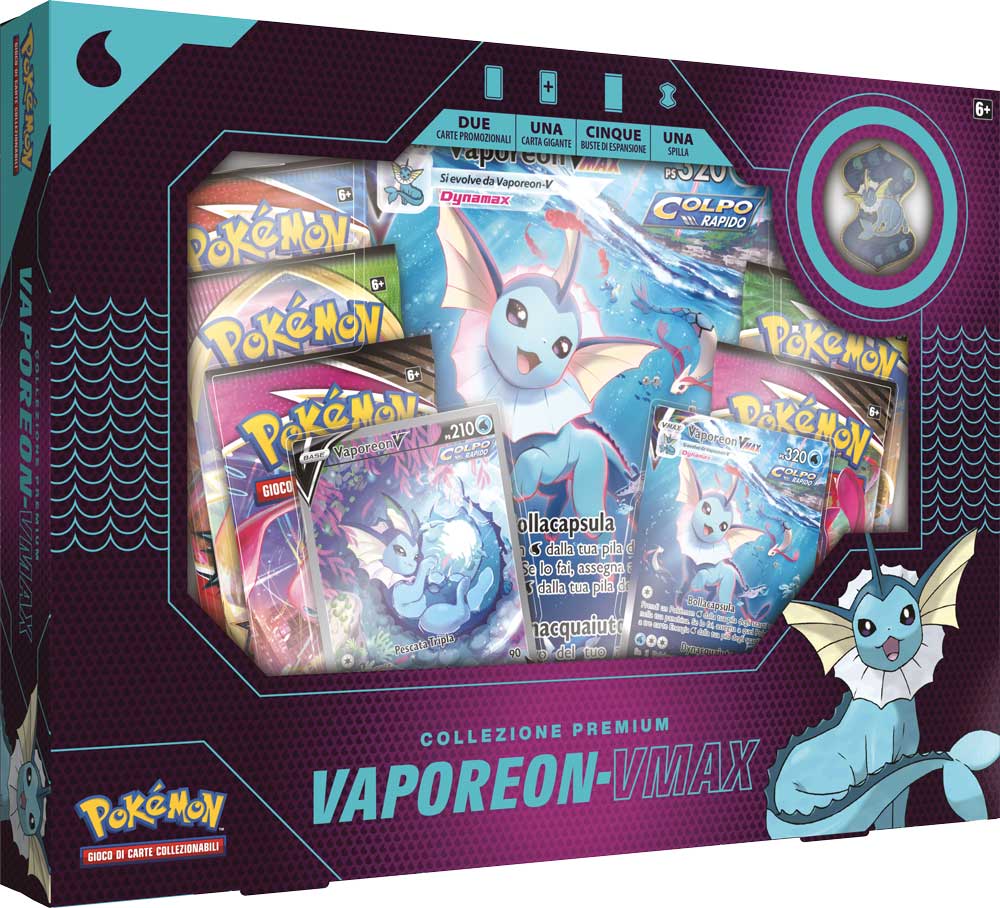 Collezione Premium Vaporeon VMAX (IT)