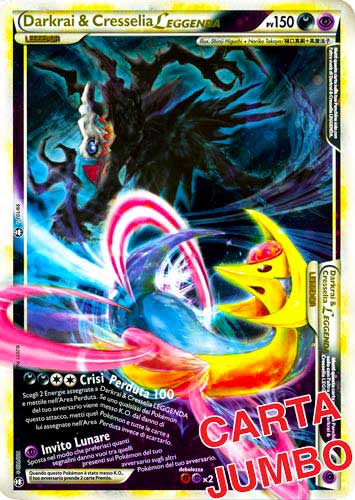 100 / 102 Darkrai & Cresselia Leggenda JUMBO foil (IT) -NEAR MINT-