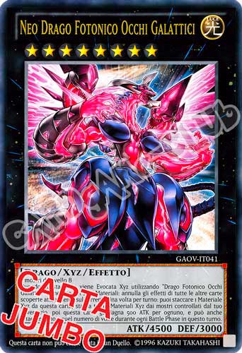 GAOV-IT041 Neo Drago Fotonico Occhi Galattici JUMBO Unlimited (IT) -NEAR MINT-