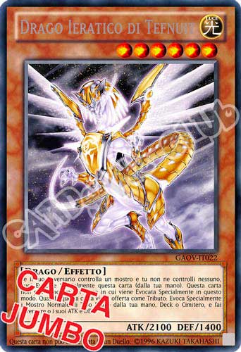 GAOV-IT022 Drago Ieratico di Tefnuit JUMBO Unlimited (IT) -NEAR MINT-