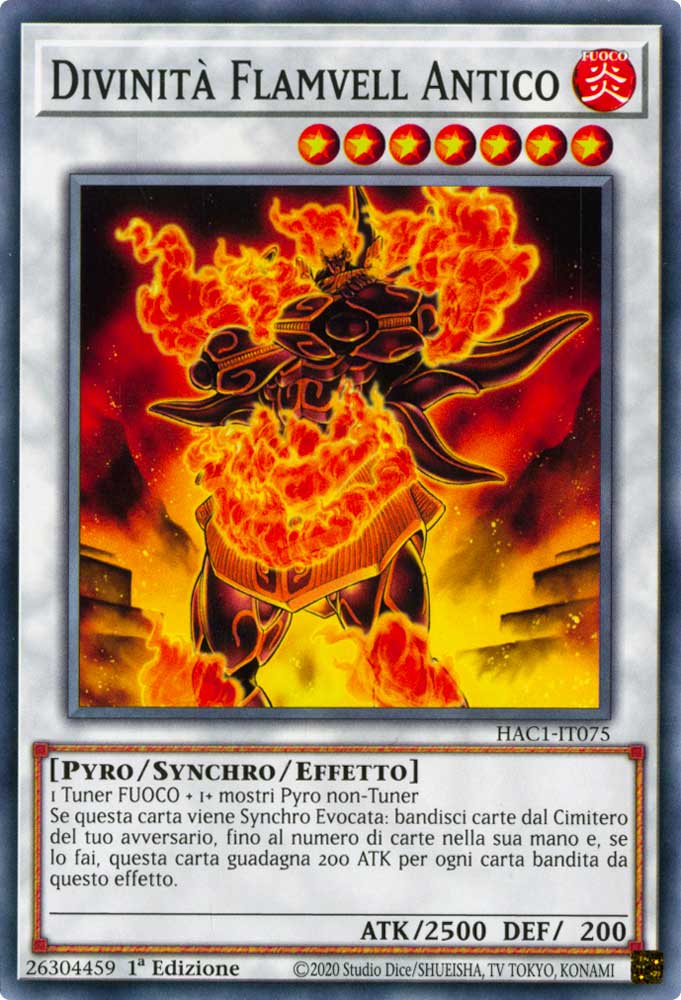 HAC1-IT075 Divinita' Flamvell Antico comune 1a Edizione (IT) -NEAR MINT-
