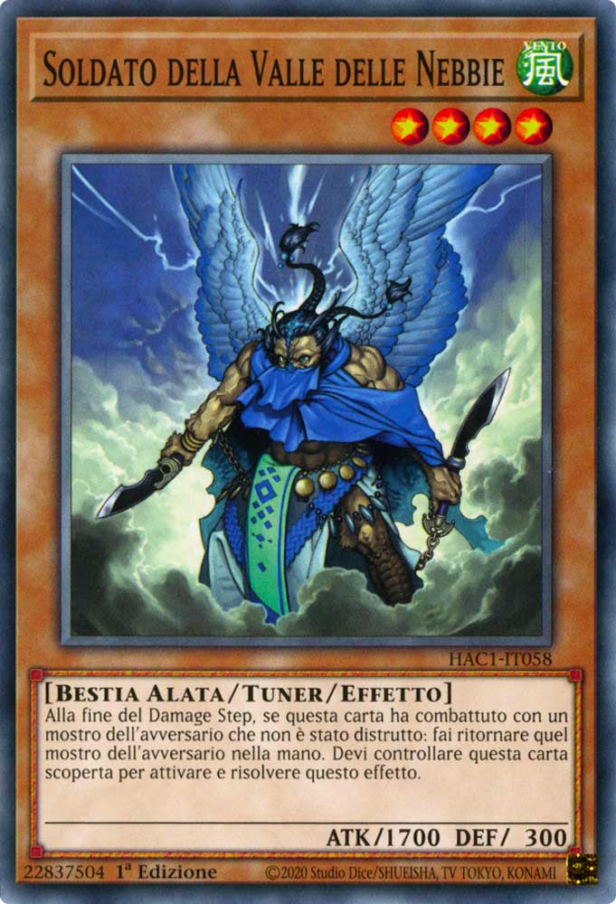 HAC1-IT058 Soldato della Valle delle Nebbie comune 1a Edizione (IT) -NEAR MINT-