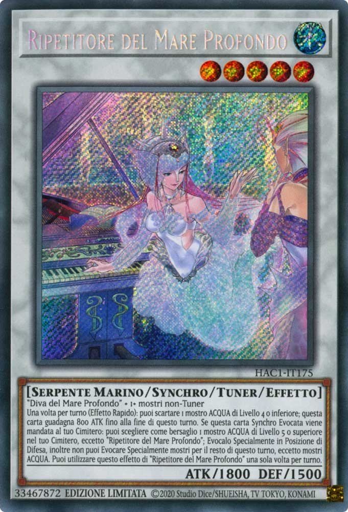 HAC1-IT175 Ripetitore del Mare Profondo rara segreta 1a Edizione (IT) -NEAR MINT-