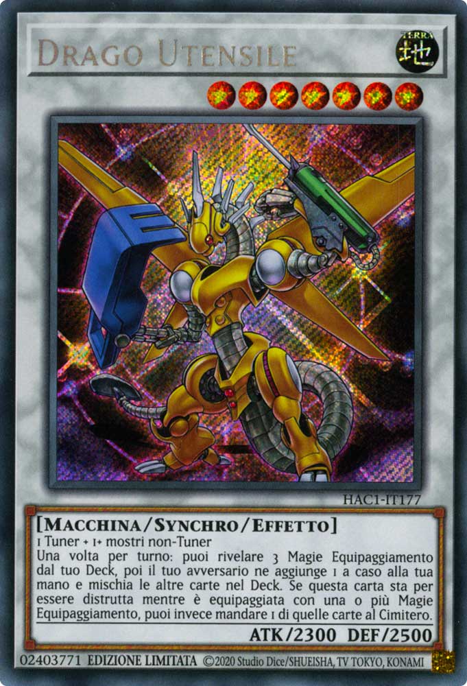 HAC1-IT177 Drago Utensile rara segreta 1a Edizione (IT) -NEAR MINT-