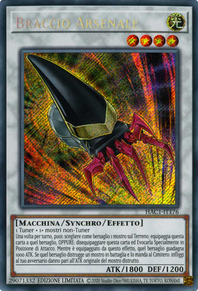 HAC1-IT176 Braccio Arsenale rara segreta 1a Edizione (IT) -NEAR MINT-