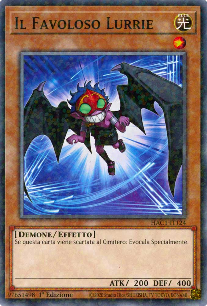 HAC1-IT124 Il Favoloso Lurrie duel terminal normale parallela 1a Edizione (IT) -NEAR MINT-