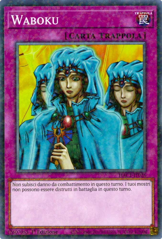 HAC1-IT026 Waboku duel terminal normale parallela 1a Edizione (IT) -NEAR MINT-