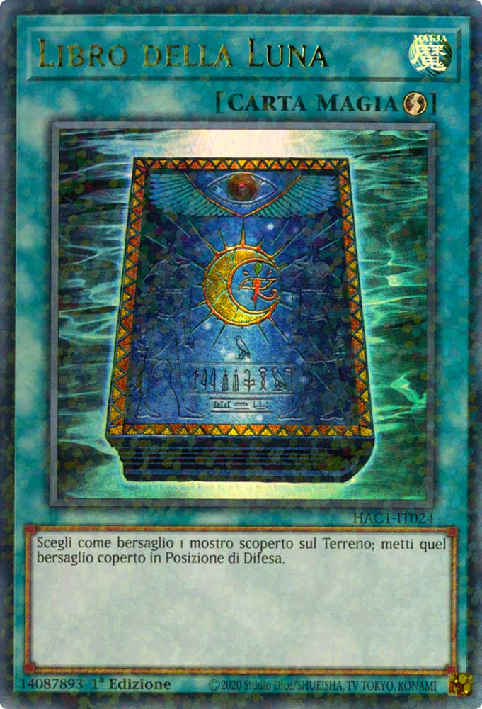HAC1-IT024 Libro della Luna duel terminal ultra rara parallela 1a Edizione (IT) -NEAR MINT-