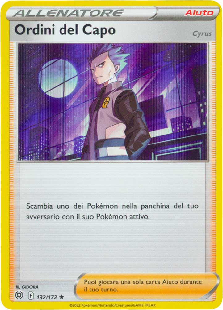 132 / 172 Ordini del Capo Rara Holo foil (IT) -NEAR MINT-