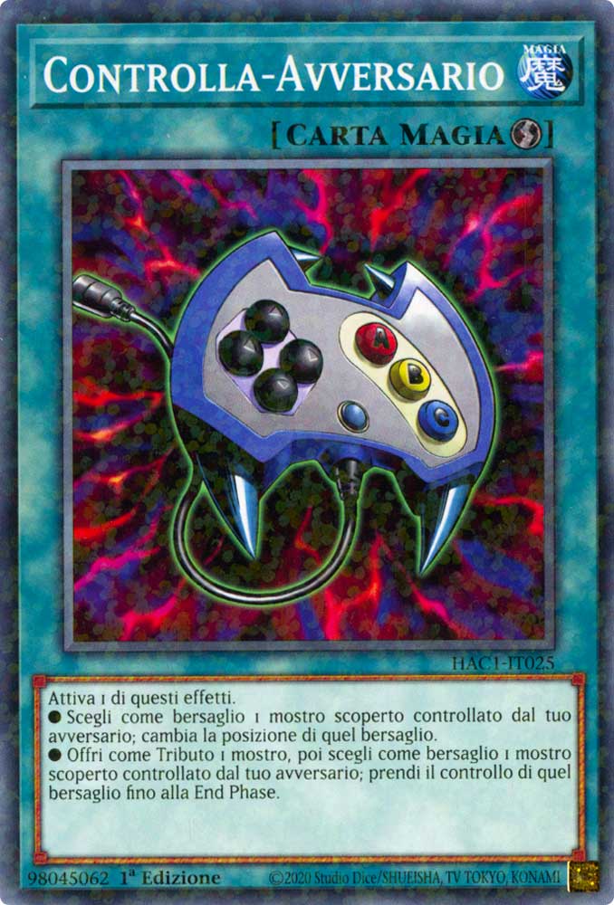 HAC1-IT025 Controlla-Avversario duel terminal normale parallela 1a Edizione (IT) -NEAR MINT-