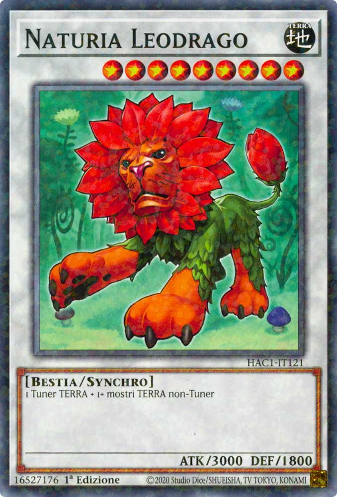 HAC1-IT121 Naturia Leodrago duel terminal normale parallela 1a Edizione (IT) -NEAR MINT-