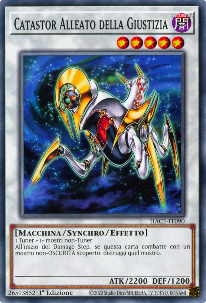 HAC1-IT090 Catastor Alleato della Giustizia comune 1a Edizione (IT) -NEAR MINT-