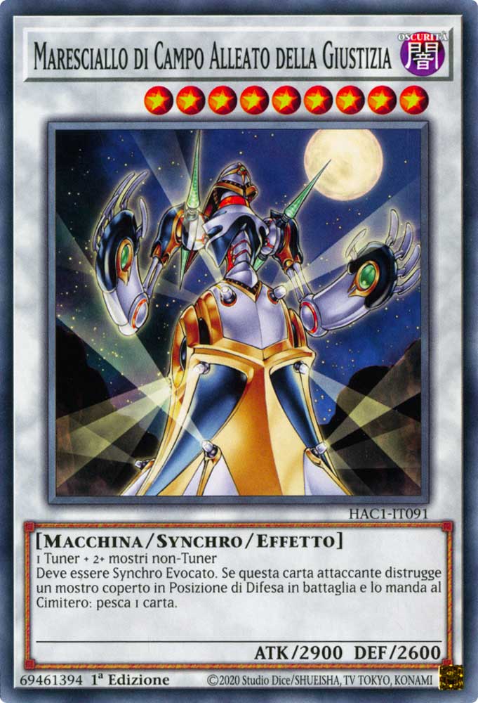 HAC1-IT091 Maresciallo di Campo Alleato della Giustizia comune 1a Edizione (IT) -NEAR MINT-