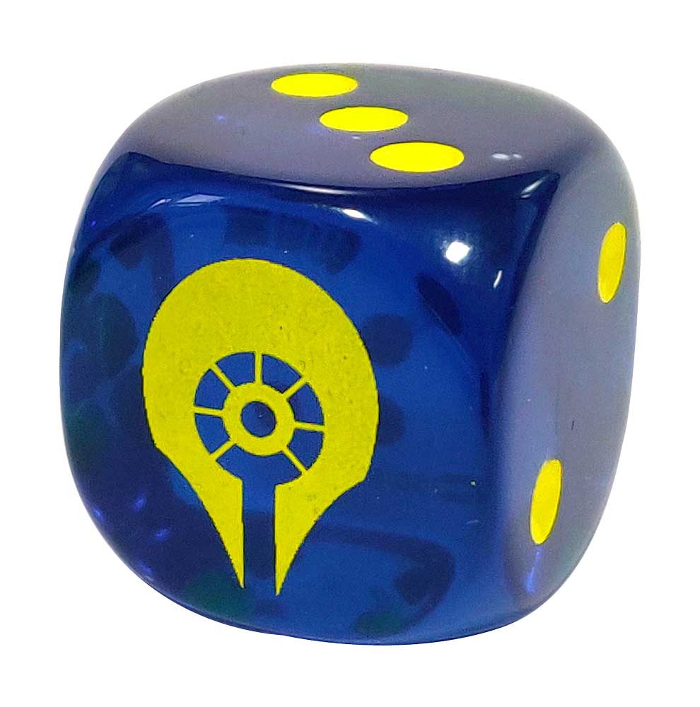 Dado Catastor Alleato della Giustizia (Blu e Giallo)