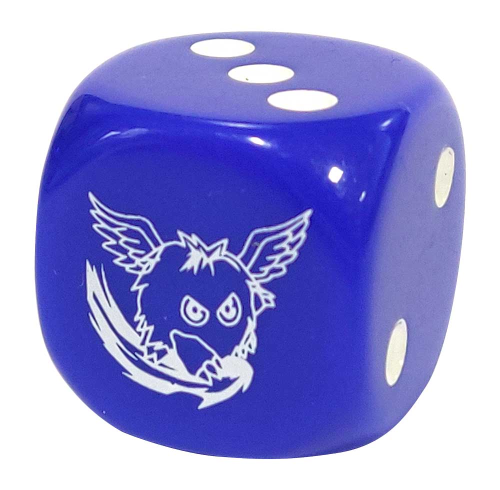 Dado Colpo Berserker (Blu e Bianco)