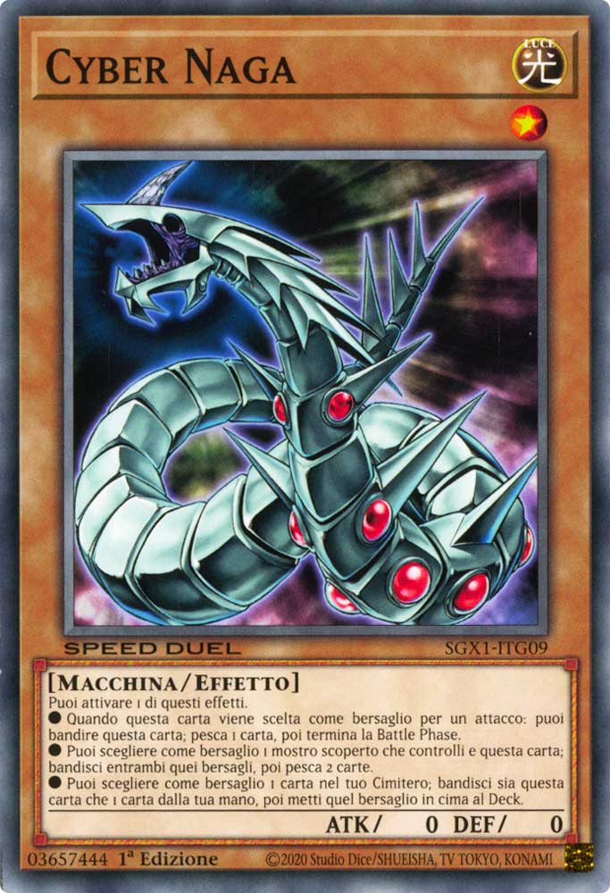 SGX1-ITG09 Cyber Naga comune 1a Edizione (IT) -MINT-