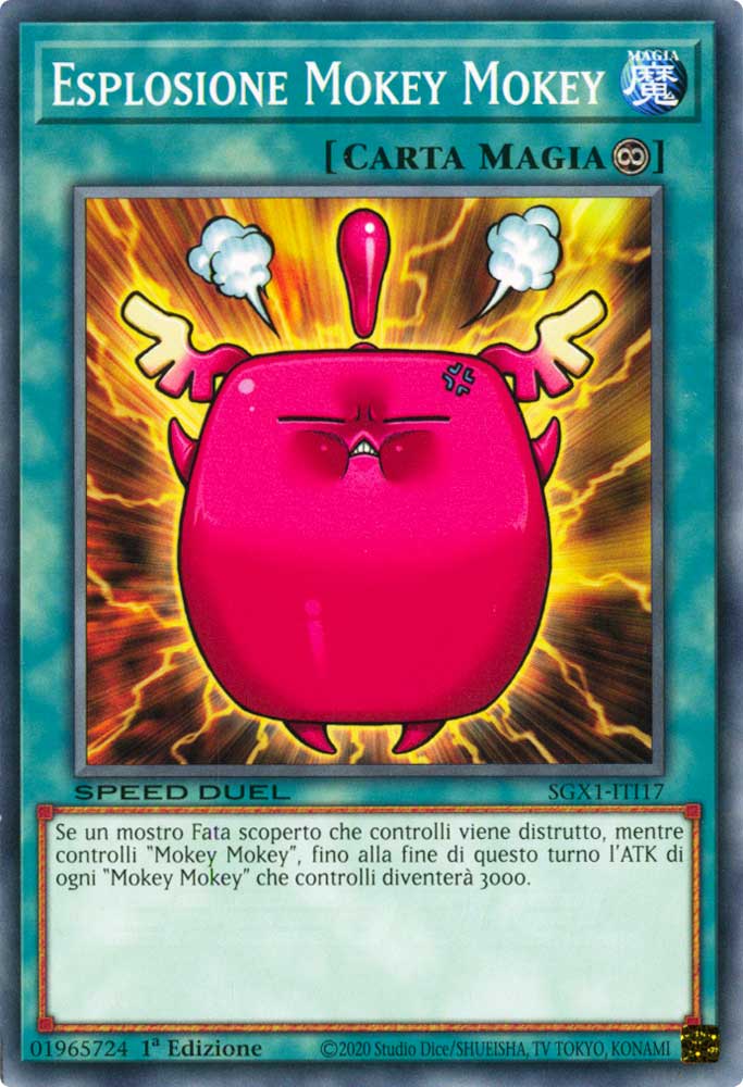 SGX1-ITI17 Esplosione Mokey Mokey comune 1a Edizione (IT) -MINT-