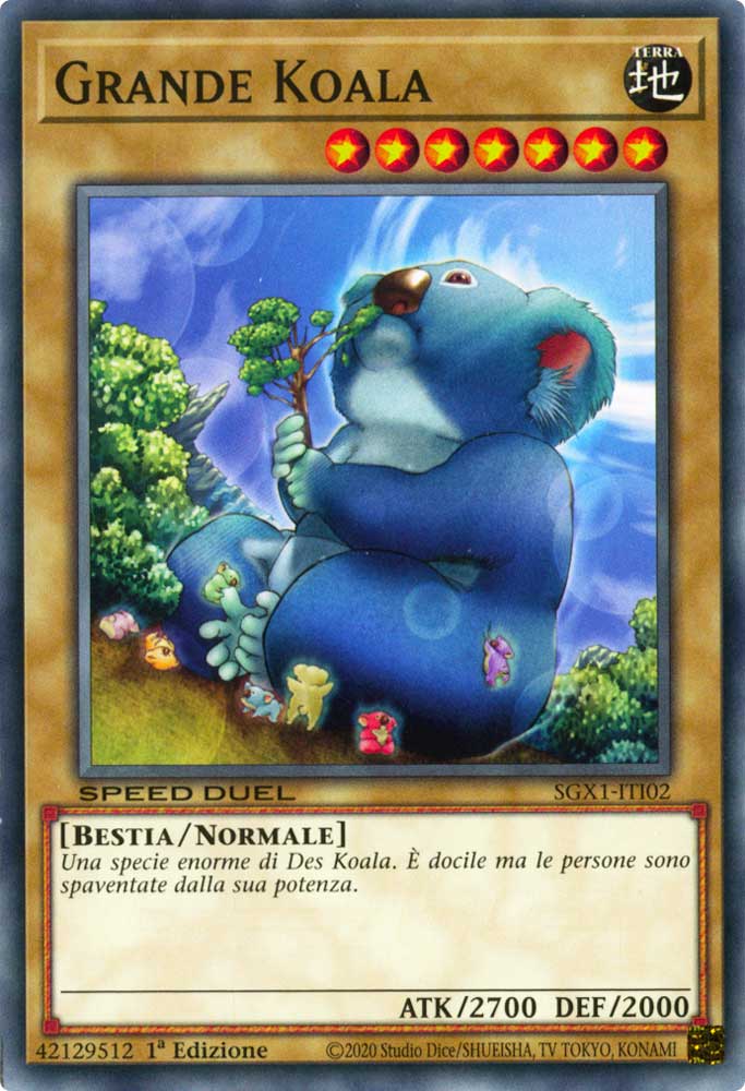 SGX1-ITI02 Grande Koala comune 1a Edizione (IT) -MINT-
