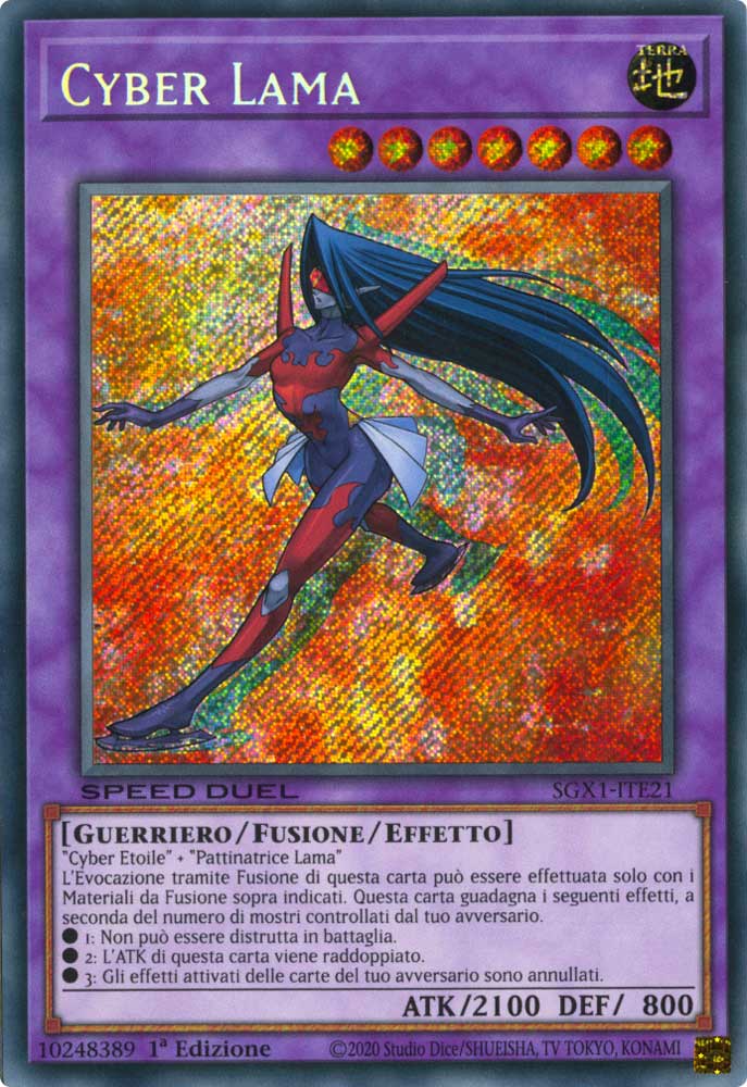 SGX1-ITE21 Cyber Lama rara segreta 1a Edizione (IT) -MINT-